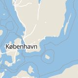 Karta som med röd fyrkant ramar in Bjäregatan, Kristianstad, Skåne län