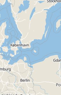 Översiktskarta som visar hela Sverige med en markör som visar ungefär var händelsen inträffat