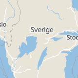 Karta som med röd fyrkant ramar in Björneborg, Degerfors, Värmlands län