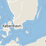 Karta som med röd fyrkant ramar in Flötövägen, Åhus, Kristianstad, Skåne län