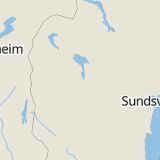 Karta som med röd fyrkant ramar in Jämtland, Hoverberg, Svenstavik, Bräcke, Revsundsvägen, Gällö, Ragunda, Industrivägen, Stugun, Jämtlands län