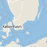 Karta som med röd fyrkant ramar in Kristianstadsvägen, Åhus, Kristianstad, Skåne län