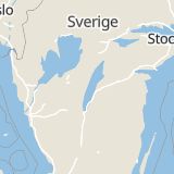 Karta som med röd fyrkant ramar in Hjo, Västra Götalands län