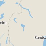 Karta som med röd fyrkant ramar in Bräcke, Roback, Östersund, Lockne, Krokom, Nordannälden, Strömsund, Vågdalen, Brunflo, Jämtlands län