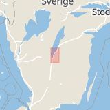 Karta som med röd fyrkant ramar in Sandvik, Skärstad, Jönköpings län