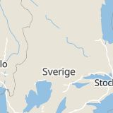 Karta som med röd fyrkant ramar in Fredriksberg, Ludvika, Dalarnas län