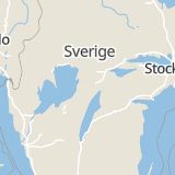 Karta som med röd fyrkant ramar in Finnerödja, Laxå, Örebro län