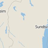 Karta som med röd fyrkant ramar in Svenstavik, Långå, Härjedalens Kommun, Åre Kommun, Mörsil, Lillsved, Bergs Kommun, Jämtlands län