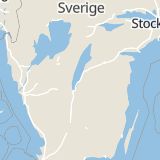 Karta som med röd fyrkant ramar in Gränna, Nässjö, Jönköpings län