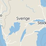 Karta som med röd fyrkant ramar in Degerforsvägen, Karlskoga, Örebro län