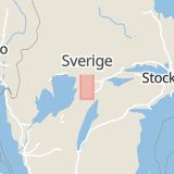 Karta som med röd fyrkant ramar in Svartå, Degerfors, Örebro län
