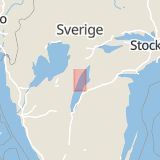 Karta som med röd fyrkant ramar in Stallgatan, Västra Götalands län