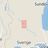 Karta som med röd fyrkant ramar in Mora, Ludvika, Spelande, Rättvik, Dalarnas län