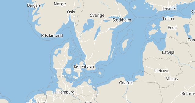 Karta som med röd fyrkant ramar in Alvesta, Kronobergs län