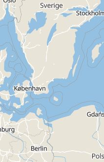 Översiktskarta som visar hela Sverige med en markör som visar ungefär var händelsen inträffat