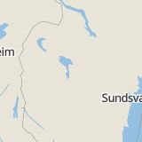 Karta som med röd fyrkant ramar in Fåker, Östersund, Jämtlands län