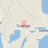Karta som med röd fyrkant ramar in Sikfors, Hällefors, Örebro län