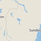 Karta som med röd fyrkant ramar in Hede, Krokom, Knytta, Östersund, Jämtlands län