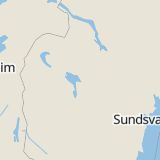 Karta som med röd fyrkant ramar in Östersund, Vemdalen, Vemdalsskalet, Jämtlands län