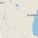 Karta som med röd fyrkant ramar in Älvros, Härjedalen, Jämtlands län