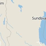 Karta som med röd fyrkant ramar in Östansjö, Berg, Kvarnsjö, Rismyr, Jämtlands län