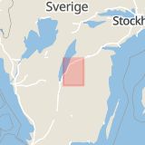 Karta som med röd fyrkant ramar in Tranås Kommun, Nygatan, Jönköping, Malmövägen, Värnamo, Jönköpings län