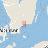 Karta som med röd fyrkant ramar in Asarum, Rosendalsvägen, Karlshamn, Blekinge län