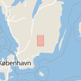 Karta som med röd fyrkant ramar in Tävelsås, Växjö, Kronobergs län