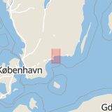 Karta som med röd fyrkant ramar in Drottninggatan, Vinkelgatan, Karlshamn, Blekinge län