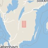 Karta som med röd fyrkant ramar in Ekenäs, Stensjön, Björköby, Värnamo, Jönköpings län