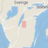 Karta som med röd fyrkant ramar in Bredkärrsgatan, Tranås, Jönköpings län