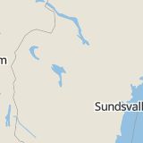 Karta som med röd fyrkant ramar in Jämtlands län