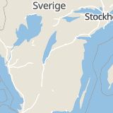 Karta som med röd fyrkant ramar in Vasagatan, Tranås, Jönköpings län