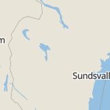 Karta som med röd fyrkant ramar in Pilgrimstad, Östersundsvägen, Bräcke, Jämtlands län