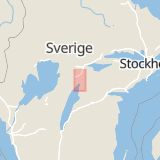Karta som med röd fyrkant ramar in Skyllberg, Askersund, Örebro län