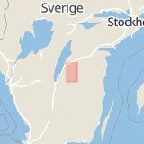 Karta som med röd fyrkant ramar in Norrabyvägen, Tranås, Jönköpings län