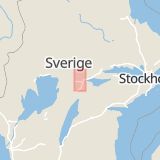 Karta som med röd fyrkant ramar in Tysslinge, Örebro, Örebro län