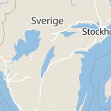 Karta som med röd fyrkant ramar in Vadstena, Kyrkogatan, Motala, Åby, Norrköping, Klockaretorpet, Östergötlands län