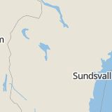 Karta som med röd fyrkant ramar in Pilgrimstad, Bräcke, Jämtlands län