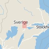 Karta som med röd fyrkant ramar in Lekeberg, Örebro Slott, Nora, Västra Sund, Karlskoga, Skranta, Kumla, Örebro län