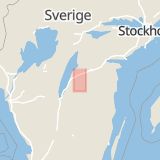 Karta som med röd fyrkant ramar in Boxholm, Östergötlands län