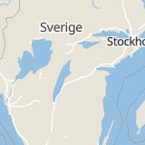 Karta som med röd fyrkant ramar in Charlottenborg, Lustigkullevägen, Motala, Östergötlands län