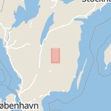 Karta som med röd fyrkant ramar in Kullgatan, Vasagatan, Vetlanda, Jönköpings län