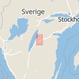 Karta som med röd fyrkant ramar in Stora Vallgatan, Skänninge, Mjölby Kommun, Mjölby, Östergötlands län