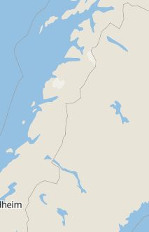 Översiktskarta som visar hela Sverige med en markör som visar ungefär var händelsen inträffat