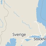 Karta som med röd fyrkant ramar in Djurås, Borlänge, Dalarnas län