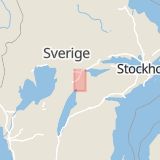 Karta som med röd fyrkant ramar in Stortorget, Hallsberg, Örebro län