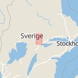 Karta som med röd fyrkant ramar in Yxe, Lindesberg, Örebro, Örebro län