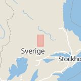 Karta som med röd fyrkant ramar in Östansbo, Ludvika, Dalarnas län
