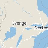 Karta som med röd fyrkant ramar in Fotbollsgatan, Lindesberg, Örebro län